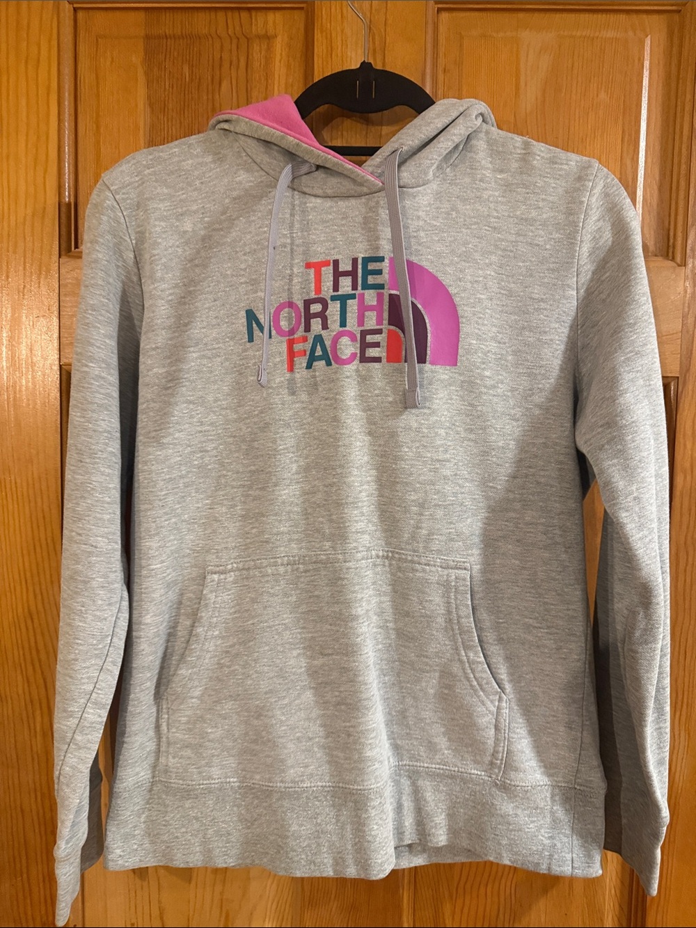 The north face hooded sweatshirt size medium.